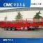 CIMC Leaf Spring Side Wall Tow Behand Fence Horse Semi Trailer