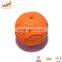 rubber squeaky dog toy ball with teeth dog toy thrower