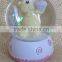 Hot sale eco-friendly cheap bear memorial souvenir snow globes for sale