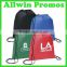Promotional Personalized Nylon Cheap Polyester Drawstring Gym Bag