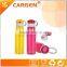 Portable sport plastic flip cover drinking bottle