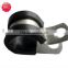 Pipe Clamp with Two Holes & Rubber, Rubber Clamp, Fixing Clamp