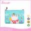 cute printing and high quality ladies stylish fancy cosmetic bag
