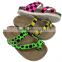 Spotty shape cork sandals latest kids colorful cork sandals