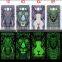 LUXO Glow In The Dark Owl Wolf Tiger Shell Skin Luminous Noctilucent 3D Case for samsung s6