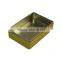 cheap rectangular tin luxury cosmetic containers/rectangular slide metal tin packaging