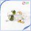 2016 Crystal glass Ball Flower Necklace Long Strip Leather Chain Pendant