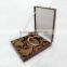 Luxury Handmade wooden box for gift packaging with satin insert