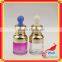 Aluminum cover oblique shoulder essential oil dropper cap glass bottles wholesale China manufacturer GSB-0019R