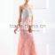 Graceful See Through Back Mermaid Evening Gown Fancy Dress Costume Pink Lady