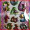 fruit number design 3D blister stickers