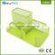 Mesh metal 0.2 kg weight green power coating mesh office desk organizer