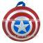 New products 2017 oem Marvel Captain America Boys' Star Backpack Children Fancy School bag (YX-Z032)