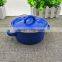 Novelty children's enamelware dessert bowl pudding storage bowl enamel baking pan with double handle