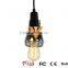 Factory Wrought Sterliing Shadow Pendant Lamp Hand Blown Track Light Vintage Glass Hanging Lamp