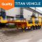 TITAN 4 axle100 tons low bed trailer for sale , 4 axle low bed trailer , 4 axles lowbed semi trailer