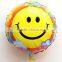 Lovely kids color emoji printed balloon, 18inches helium foil balloon, party/wedding/birthday emoji balloon