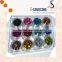 PET,black,grey glitter powder for glass ornament