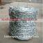 hot dipped or electro galvanized barbed wire