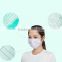 Medical disposable nonwoven face mask with earloop / tiers with 3ply (Nonwoven face mask-17.5*9.5cm)