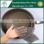 Cast iron pot hot stainless steel chainmail scrubber and lowest price