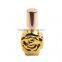 Unique design mini rose flower shaped colored screw spray glass bottle empty glass perfume spray bottle