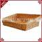 S&D Supermarket retail rattan fruits pallet tray fruit rack display shelf