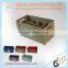 Wooden wine box type chest wine rack insert/wood wine box