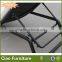 Flower weaving outdoor furniture plastic rattan beach sun lounger
