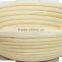 Round rattan bannetons, Rattan bread proofing baskets