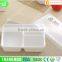 Transparent Plastic Grid Lunch Box Safe PP Food Container