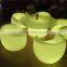 Beautiful lighting modern plastic LED sofa & table with 16 colors change by remote