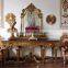 2017 Factory Supply Antique gold console table
