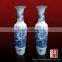 Antique blue and white high hell ceramic vase flower wholesale