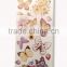 Multi Color Butterfly & Rose Design Sticker, Decorative Shinny Glitter Sticker