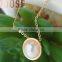 high end semi-precious pearl pendant necklace fashion natural pearl pendant necklace for her gifts