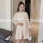 2017 Korean new fashion spring lady dress plus size maternity dress for office