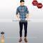 2016 Latest Design Plus Size Check Mens Designer Shirts