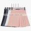 oem fashion A-line chiffon dress,custom made latest women short pleated skirts