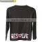 Girl's Long Sleeve Pullover Shirt With 100%cotton Fabric And Printing