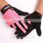 red mesh breathable cycling outdoors training gloves /unisex at 6 color cylcing motor full finger gloves