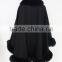 Grace Middle Size Ladies Cashmere Fox Fur Shawl Pashmina
