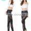 Women Black Rose Lace Legging