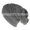 Two-color wrinkled hat warm hedge heap hat hood knitting wool hat