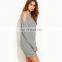 New Style Deep V-neck Women Sweater Cold Sleeves Sweater for Ladies KMY1058