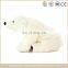 White plush polar teddy bear toy