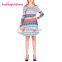 2017 Fashion Reindeer Snowflake Christmas Print Long Sleeve Fashion Women Party Dress