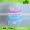 Colorful Verious Western Microwave Sealable Food Container With Lid 3pcs Set