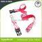 High quality customized sublimated lanyard for sale/polyester lanyard