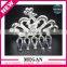 Colorful sparking hari comb children 's hair accessories Princess crown crystal hairpin combs